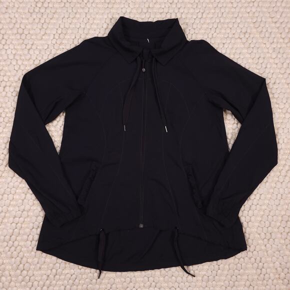 Lululemon Transition Jacket Black Sz 8 - Picture 5 of 7